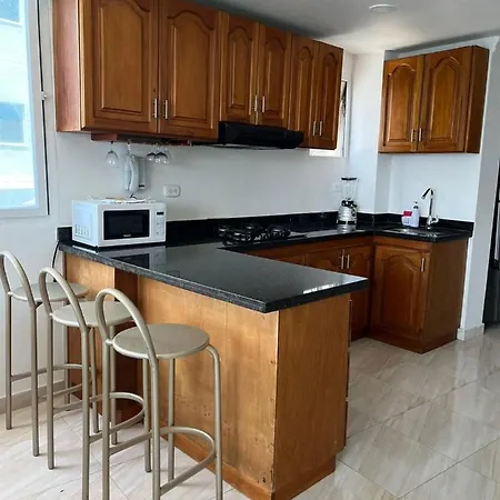 Apartamento Tc6 De 3 Alcobas Cerca Al Mar Con Aire Acondicionado Y Wifi Apartamento *